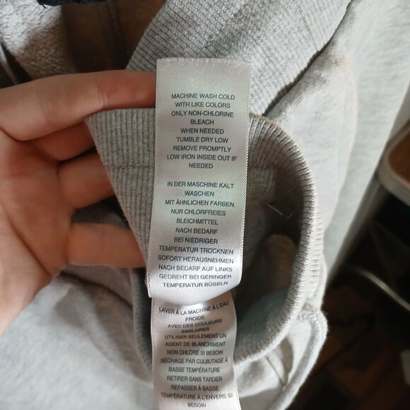 True Religion Mens Jogger Sweatpants Size 2XLCotton Blend Blue Lettered Gray - Picture 12 of 13